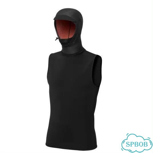 Неопреновая топ Mystic Neoprene Top with Hood 3/2mm Black XL фото 1