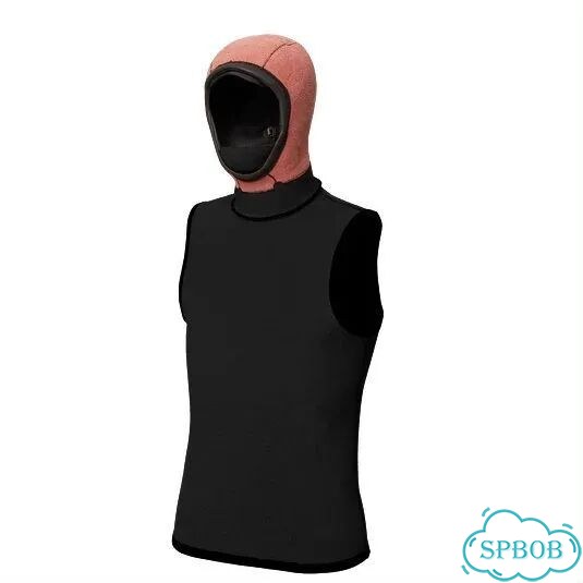 Неопреновая топ Mystic Neoprene Top with Hood 3/2mm Black XL фото 4