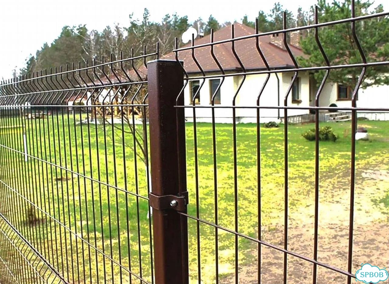 Забор из сетки 3Д гиттер любого цвета и размера фото 10