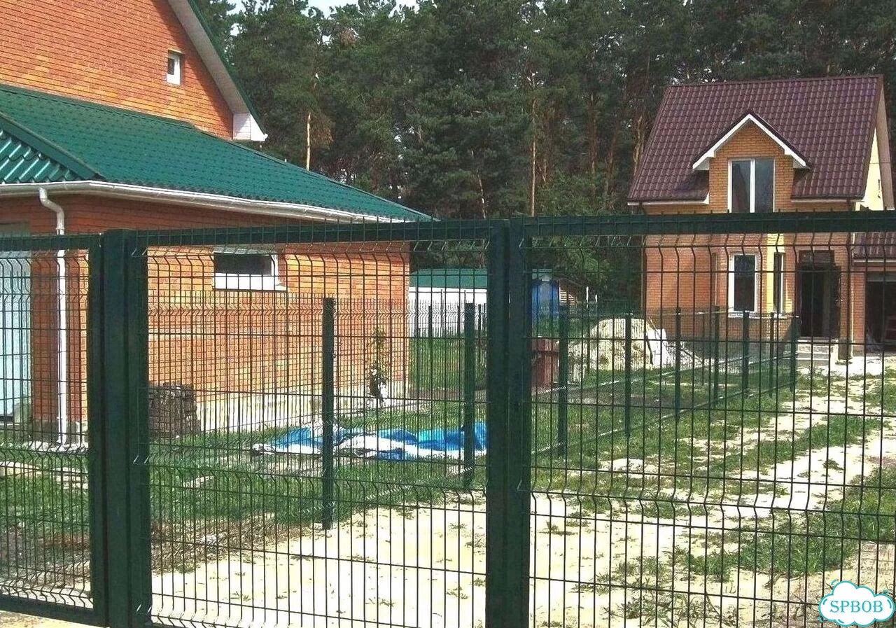 Забор из сетки 3Д гиттер любого цвета и размера фото 5