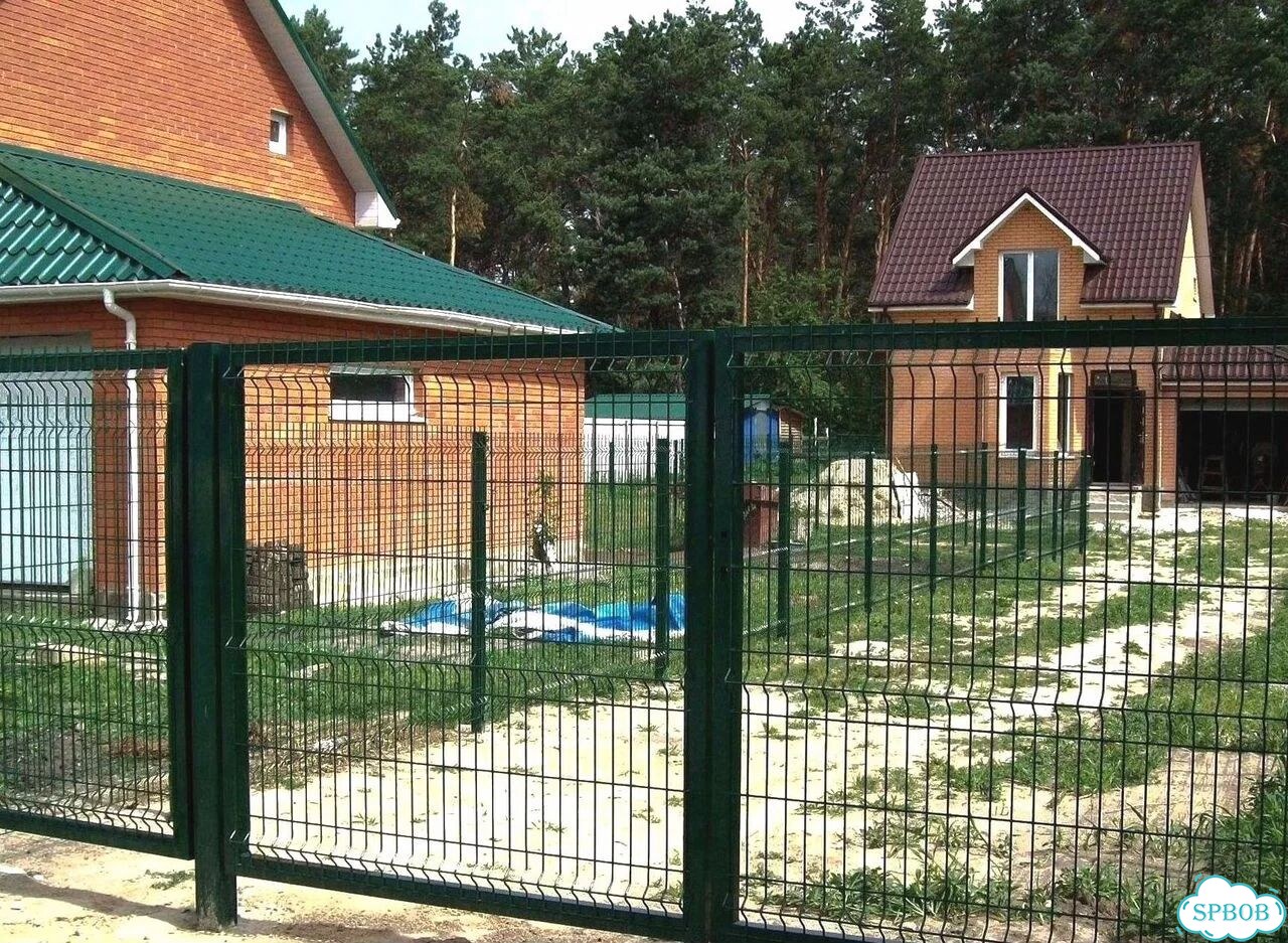Забор из сетки 3Д гиттер любого цвета и размера фото 8