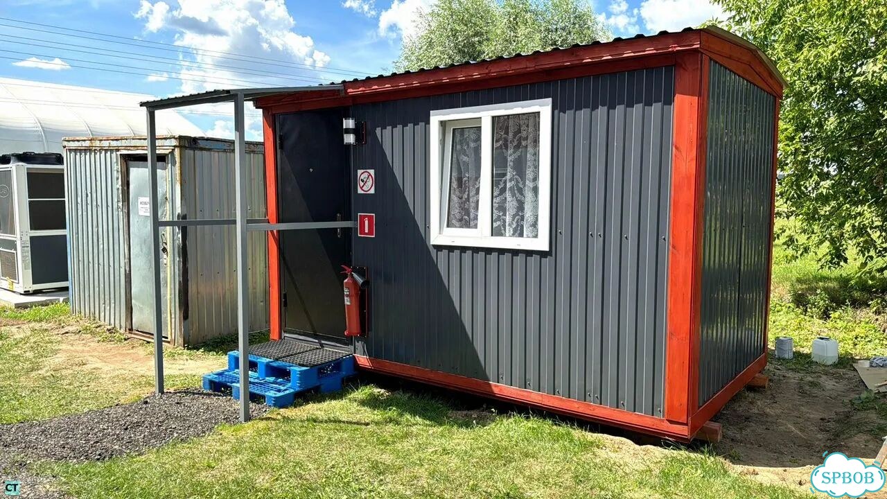 Хозблок утепленный 6х2.3м для летнего проживания фото 1