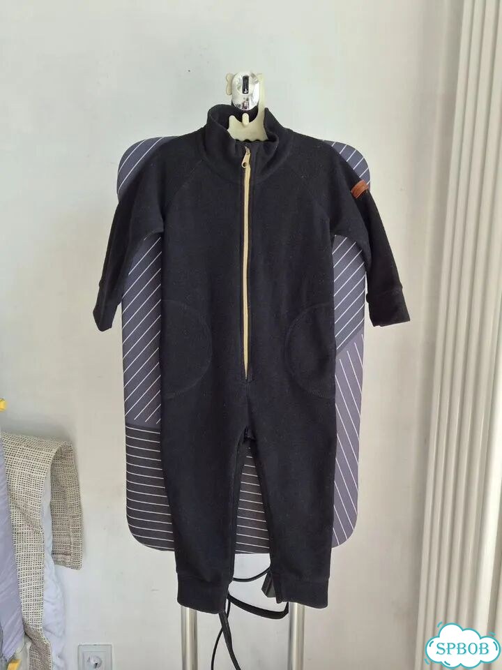 Флисовый комбинезон Zipkidz 86 чёрный фото 2