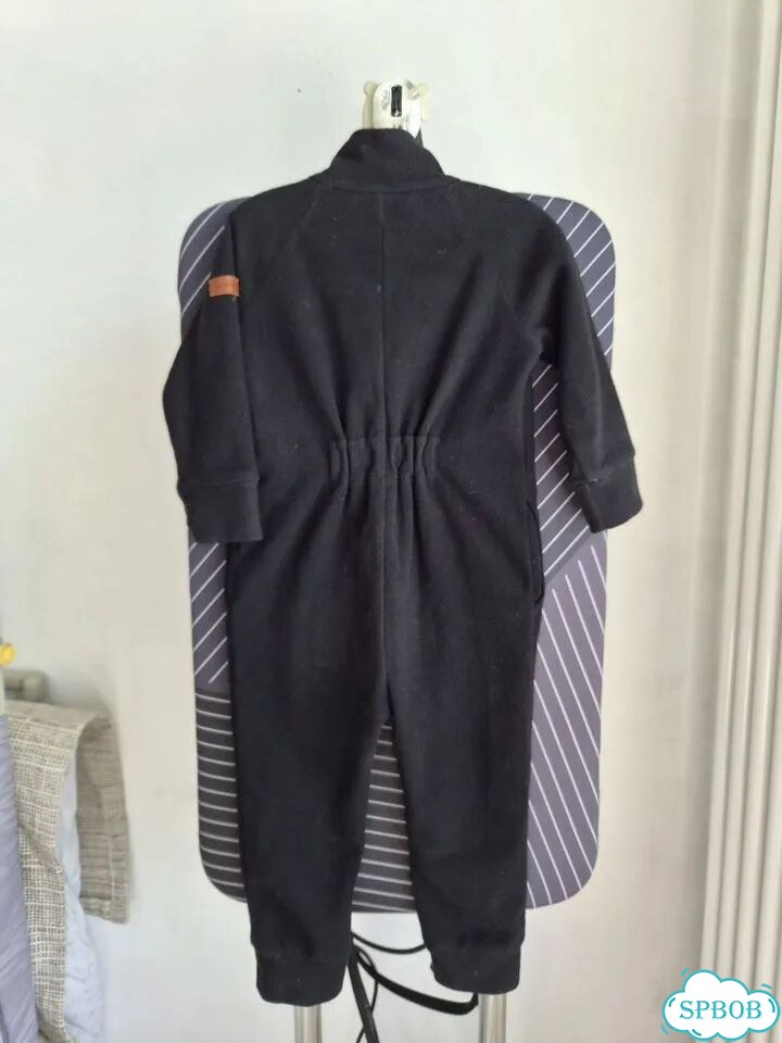 Флисовый комбинезон Zipkidz 86 чёрный фото 3