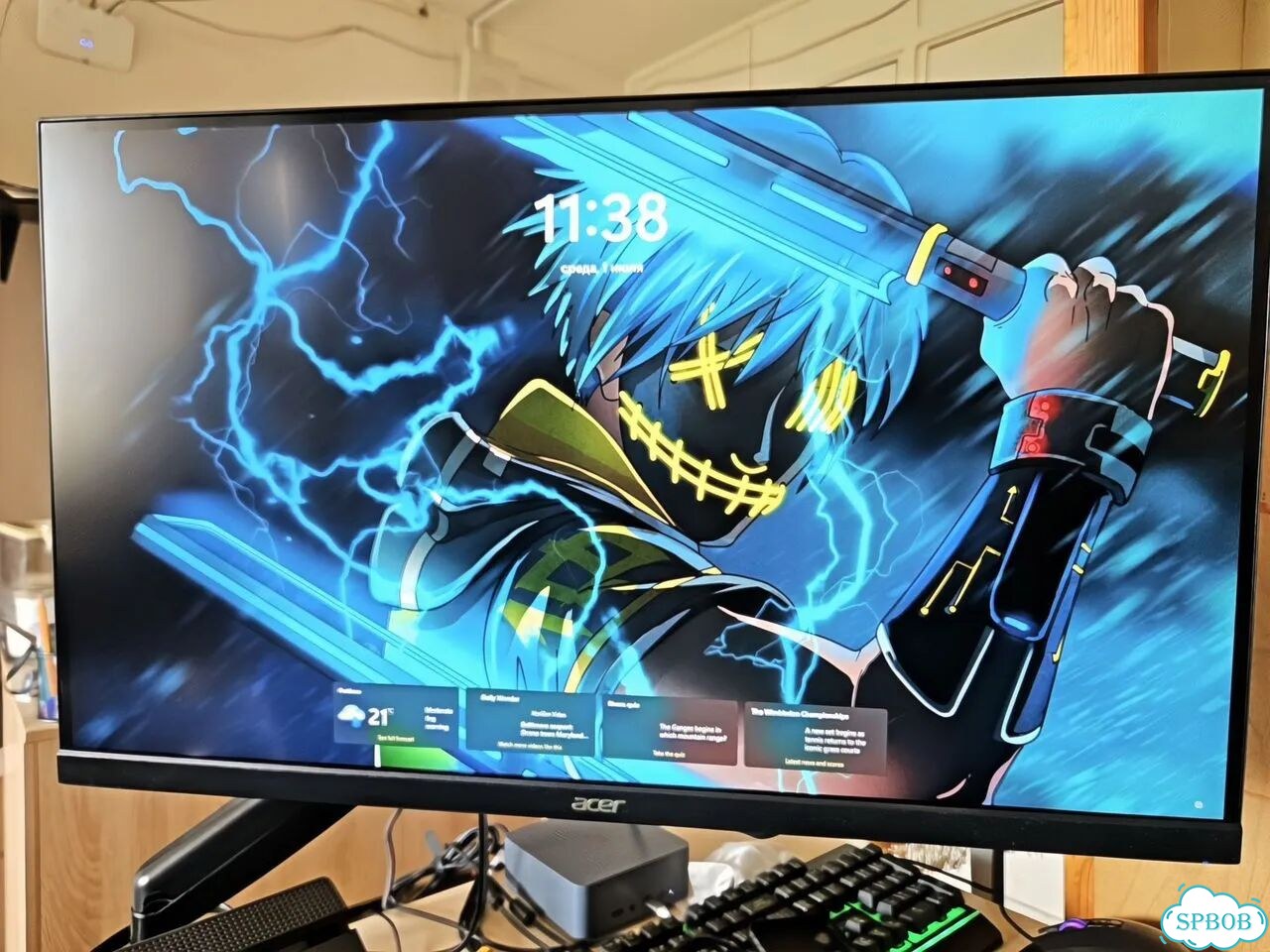 Монитор acer 27, 2560x1440 (2K), VG270U фото 1