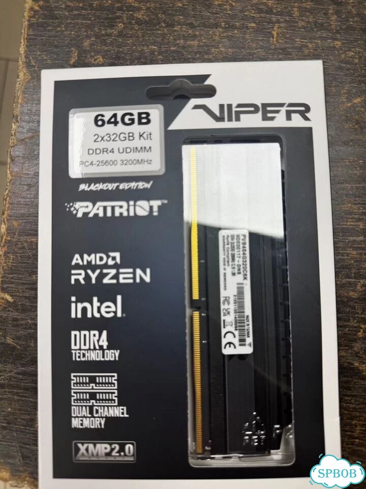 Оперативная память patriot 64gb ddr4 3200 фото 1
