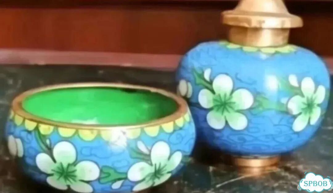 Ложка серебро эмаль СССР и набор для специй фото 4