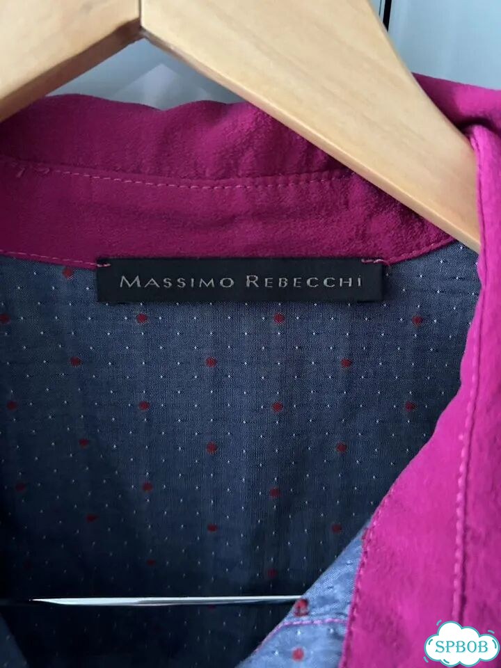Блузка рубашка Massimo Rebeccni шелк италия фото 3