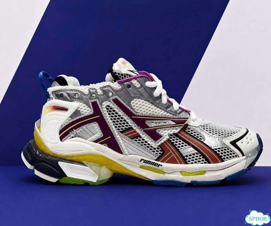 Кроссовки balenciaga runner multicolor фото 1