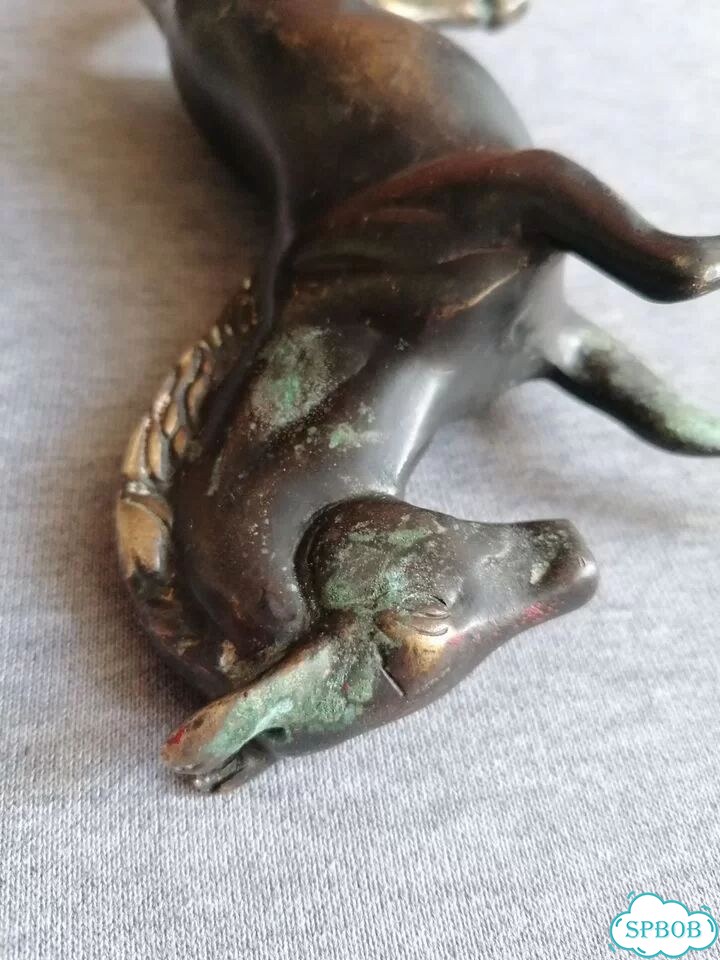 Статуэтка лошадь латунь фото 7
