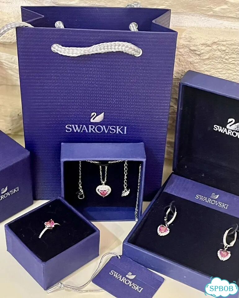 Swarovski серьги, кулон,кольцо оригинал фото 1