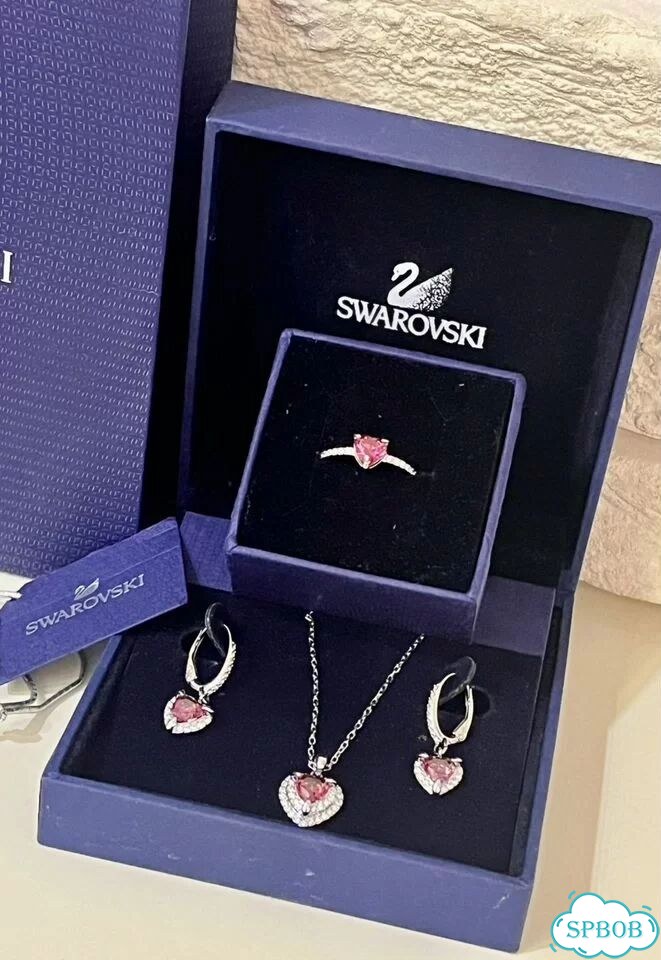 Swarovski серьги, кулон,кольцо оригинал фото 2