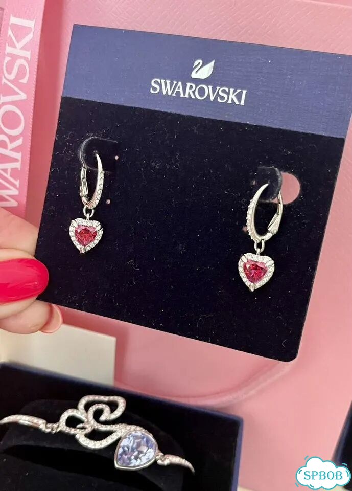 Swarovski серьги, кулон,кольцо оригинал фото 4
