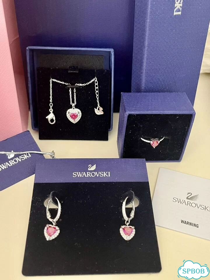 Swarovski серьги, кулон,кольцо оригинал фото 5