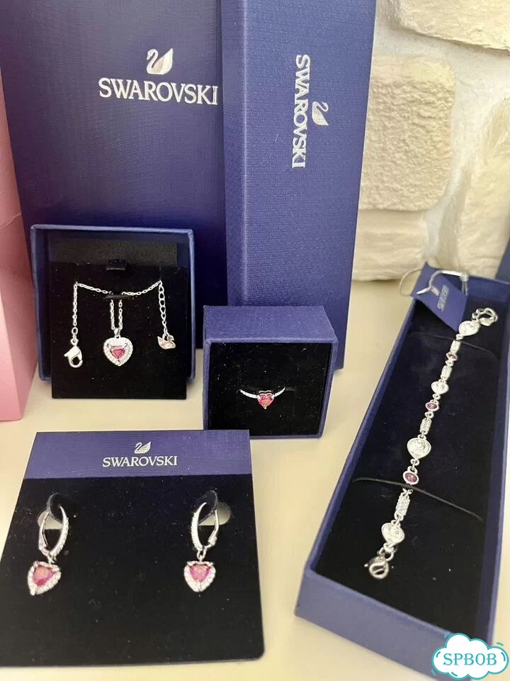 Swarovski серьги, кулон,кольцо оригинал фото 7