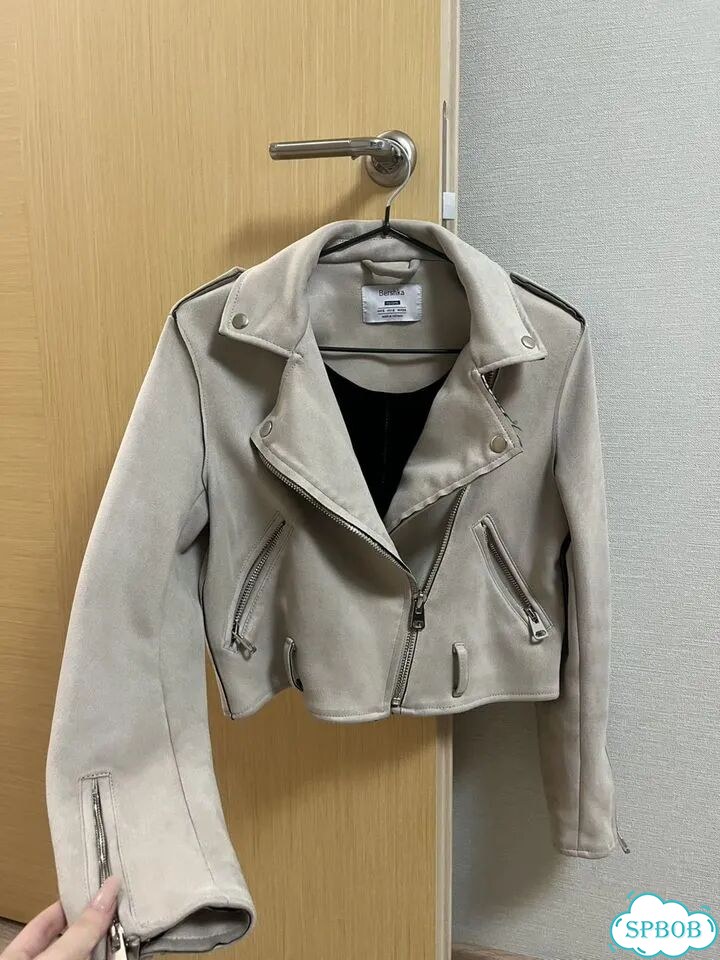 Косуха замшевая bershka s женская фото 1