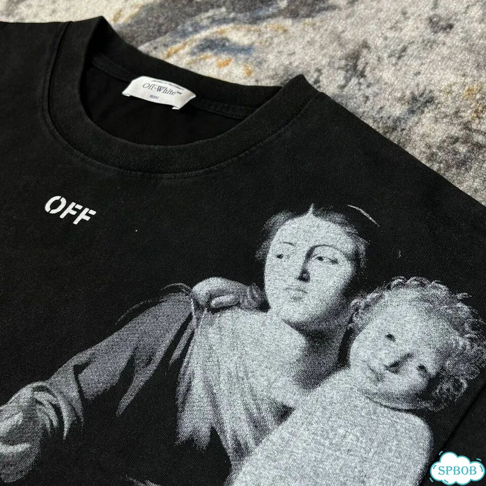 Футболка Off White Lux (Чёрная) фото 2