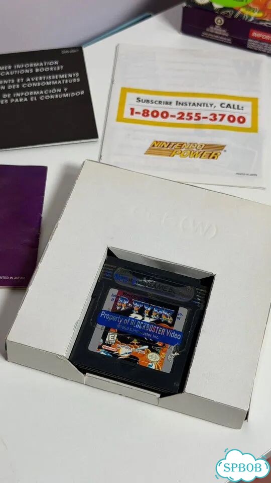 R-Type DX Game Boy Color, CIB, Blockbuster Rental фото 6