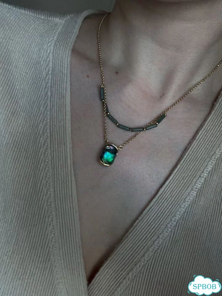 Новое колье Anne Klein двойное оригинал фото 2