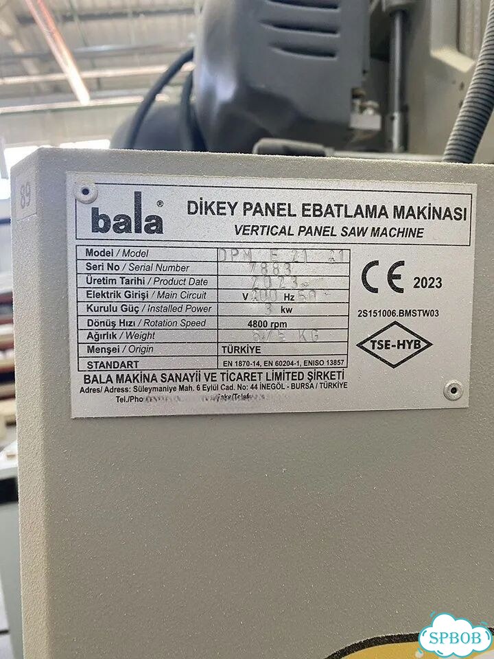 Форматно-раскроечный станок Bala Makina dpme 21x41 бу фото 2