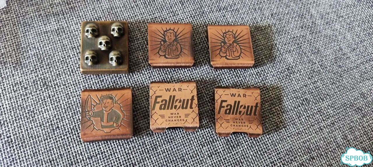Клипса молле-плейт Bolt EDC Fallout фото 1