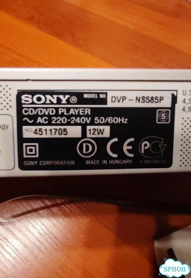 Cd/Dvd плеер Sony DVP - NS 585P фото 3