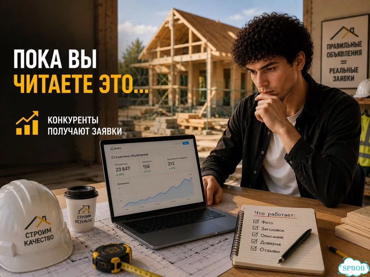 Авитолог для строителей / Больше заявок фото 3