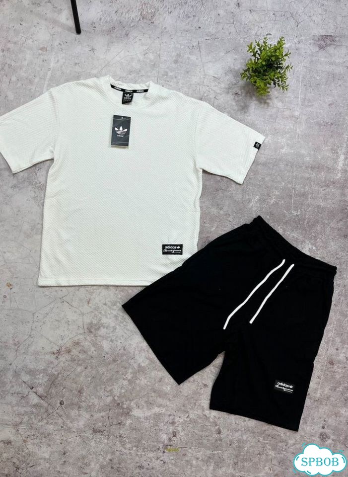 Костюм шорты с футболкой Adidas фото 1