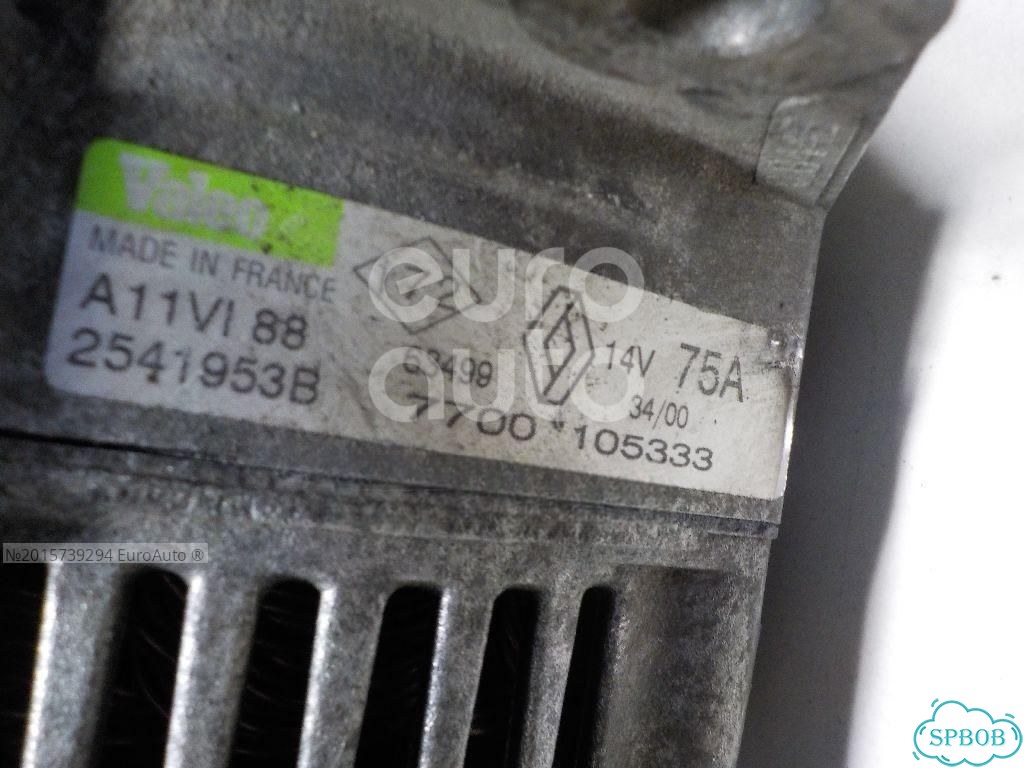 Генератор Б/у Suzuki Samurai 1990-2000,Renault Megane I 1996-1999,Renault Laguna 1994-1998,Renault T фото 3
