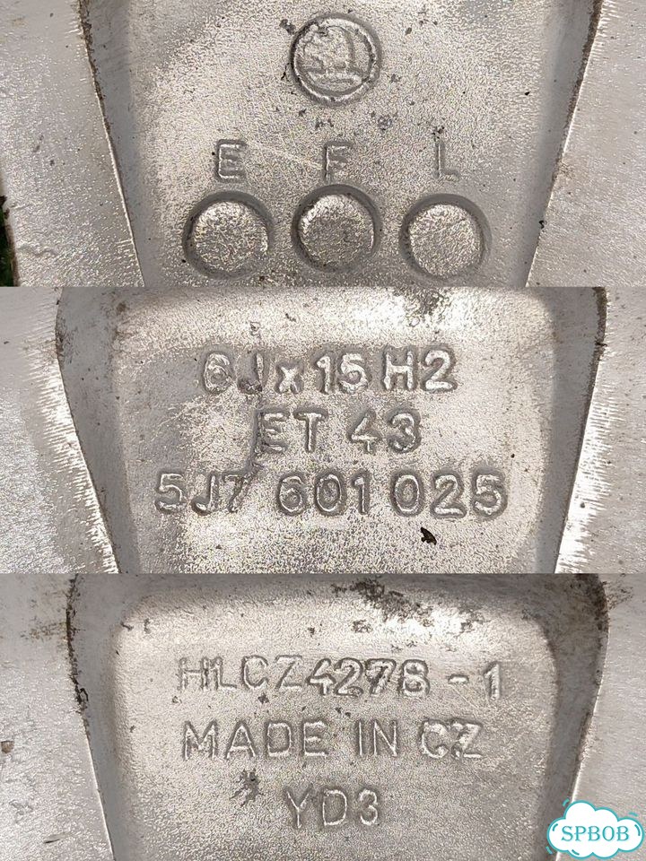 Литые диски Skoda 6×R15 5×100 фото 11