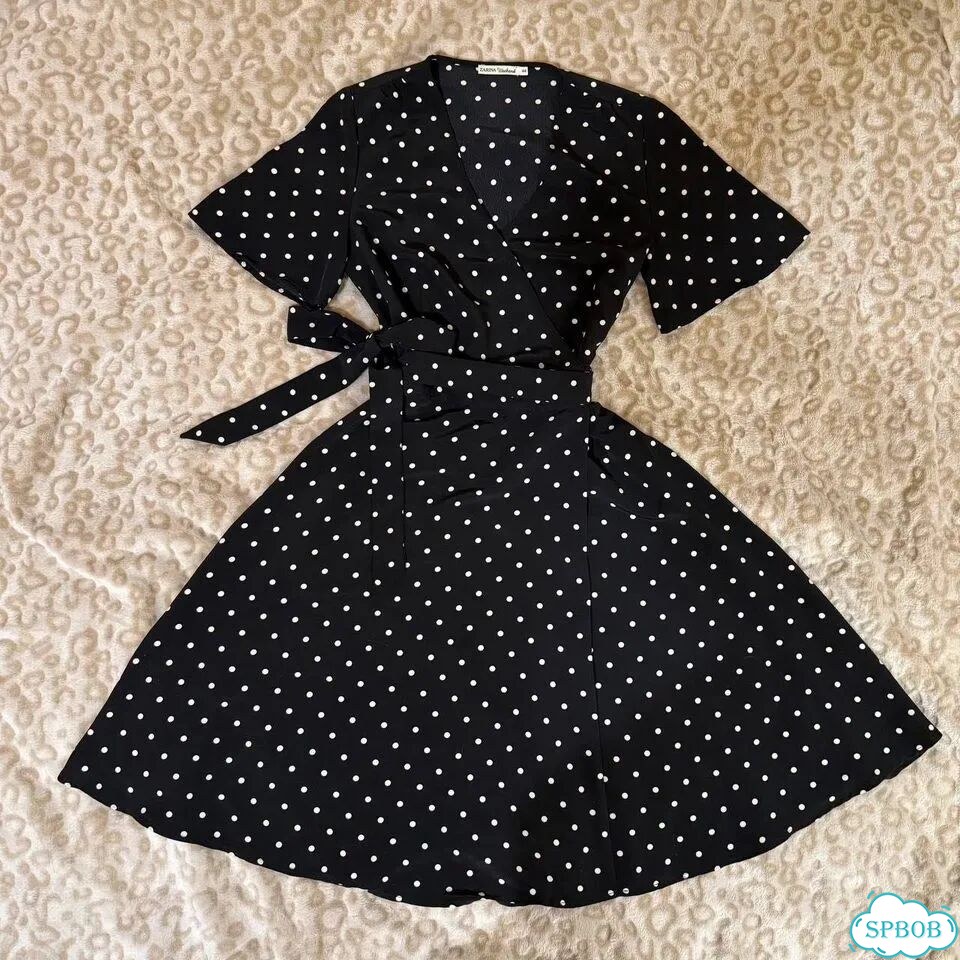 Платье в горошек винтажное polka dot фото 1