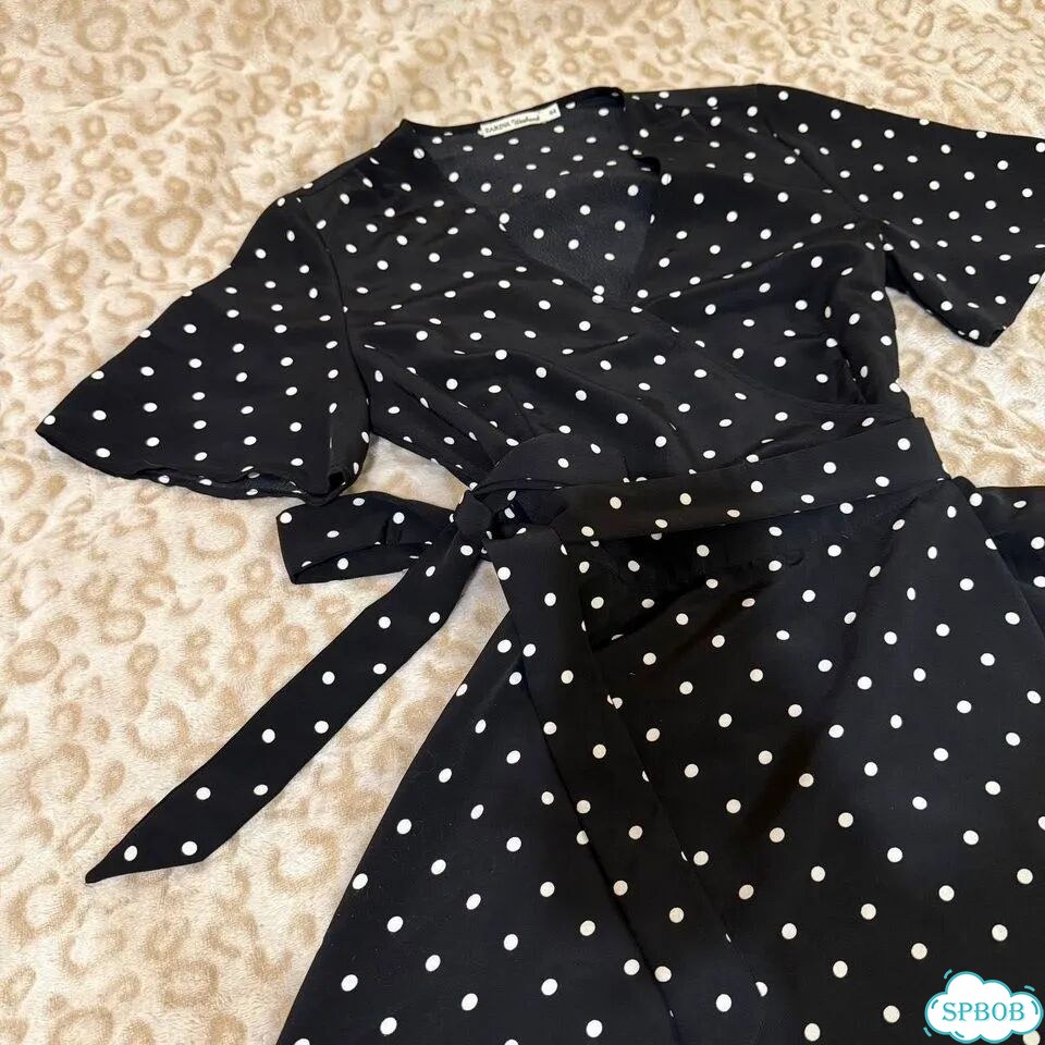 Платье в горошек винтажное polka dot фото 3