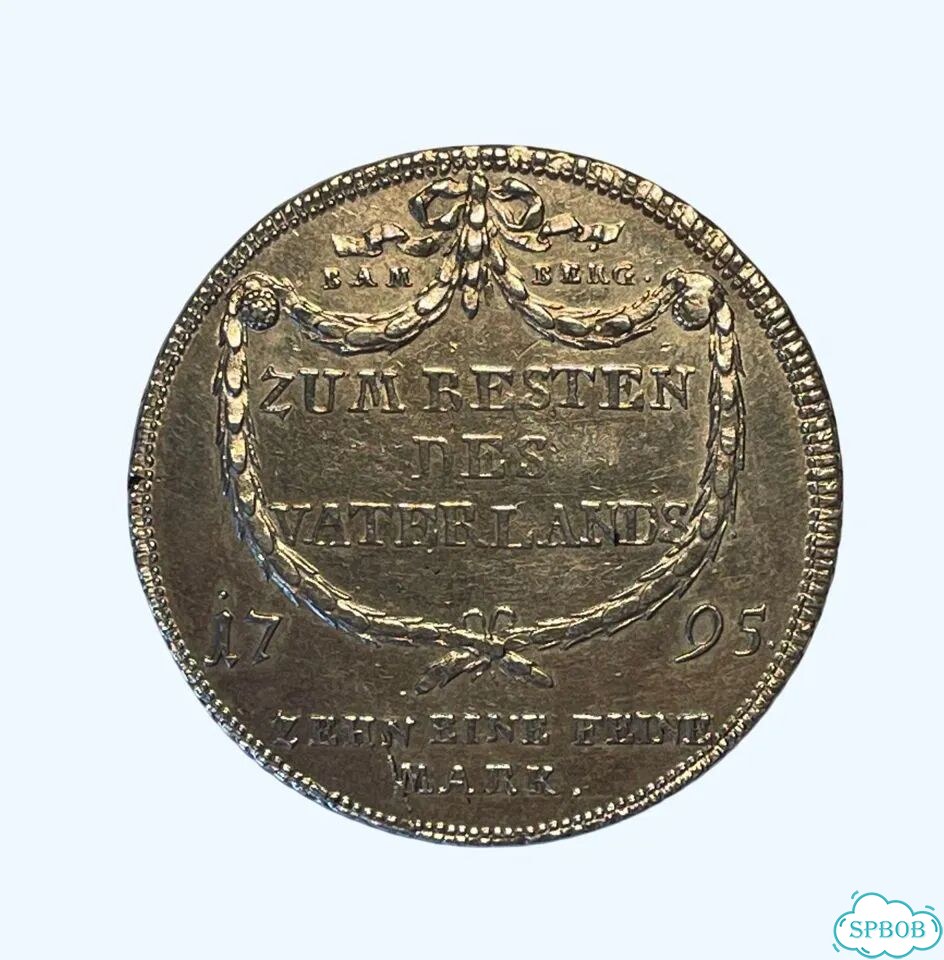 1 талер.Бамберг.Контрибуционный талер. 1795 года фото 2