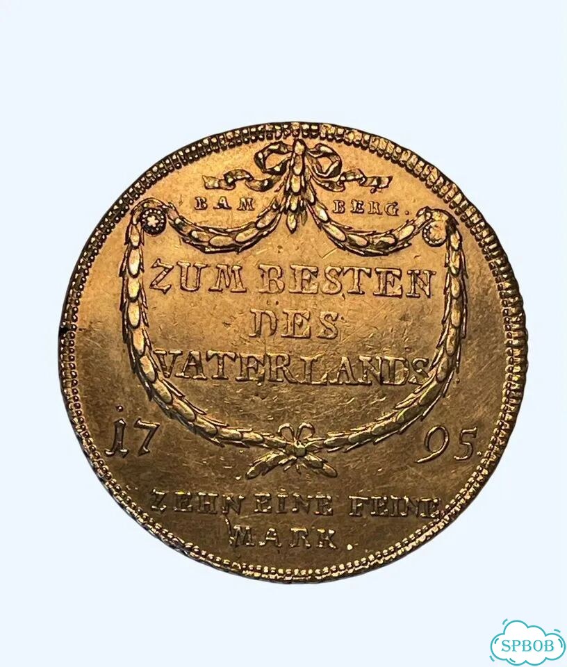 1 талер.Бамберг.Контрибуционный талер. 1795 года фото 3