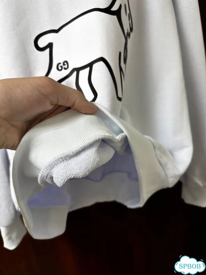 Худи gucci lamb archive белое фото 3