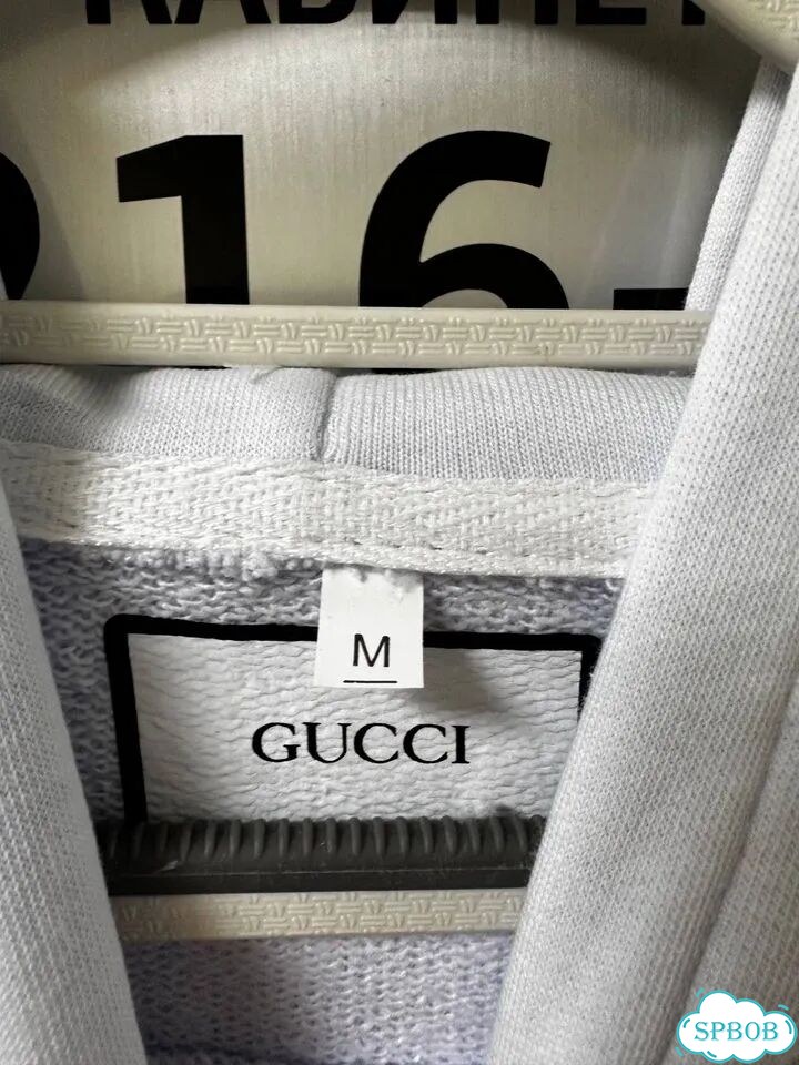 Худи gucci lamb archive белое фото 9