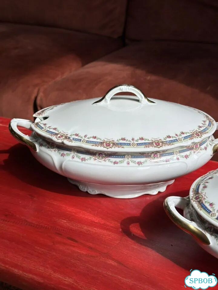 Террин/супница Limoges, французкий фарфор фото 2