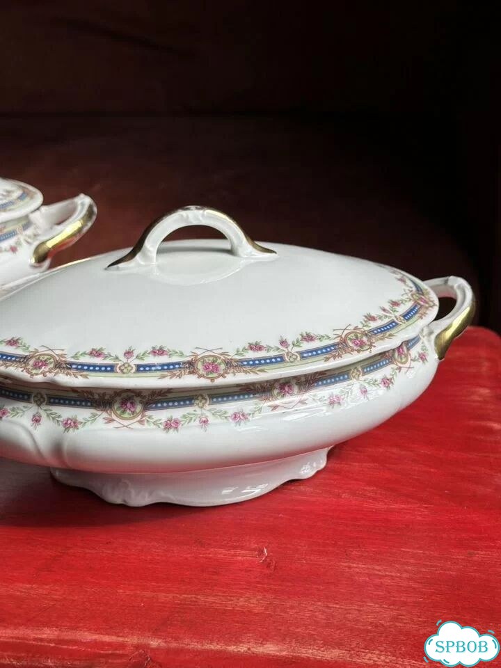 Террин/супница Limoges, французкий фарфор фото 3