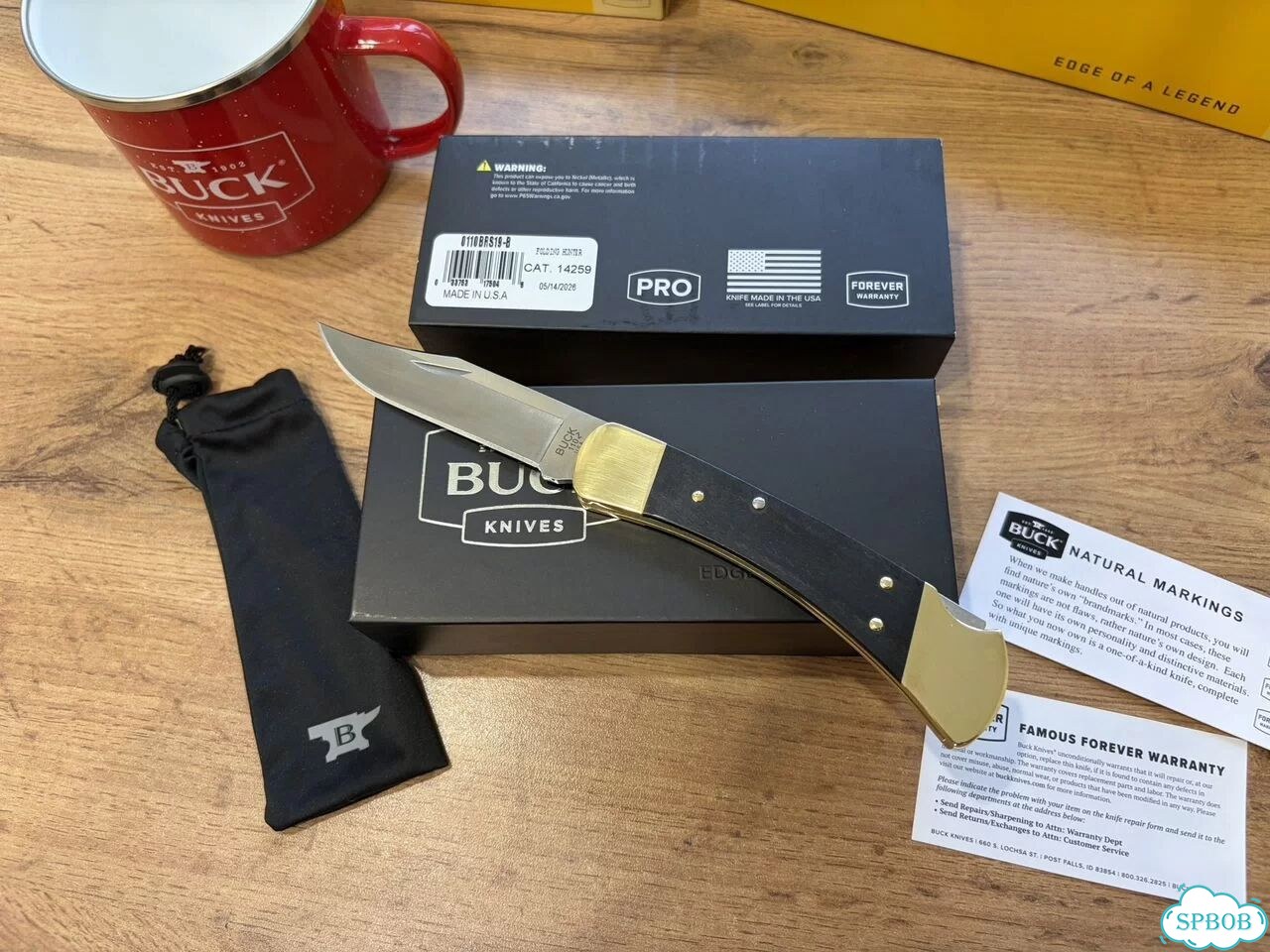 Нож Buck 110 Slim Heritage Elite MagnaCut фото 8