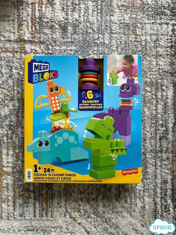 Конструктор Mega Bloks Squeak n Chomp Dinos фото 1
