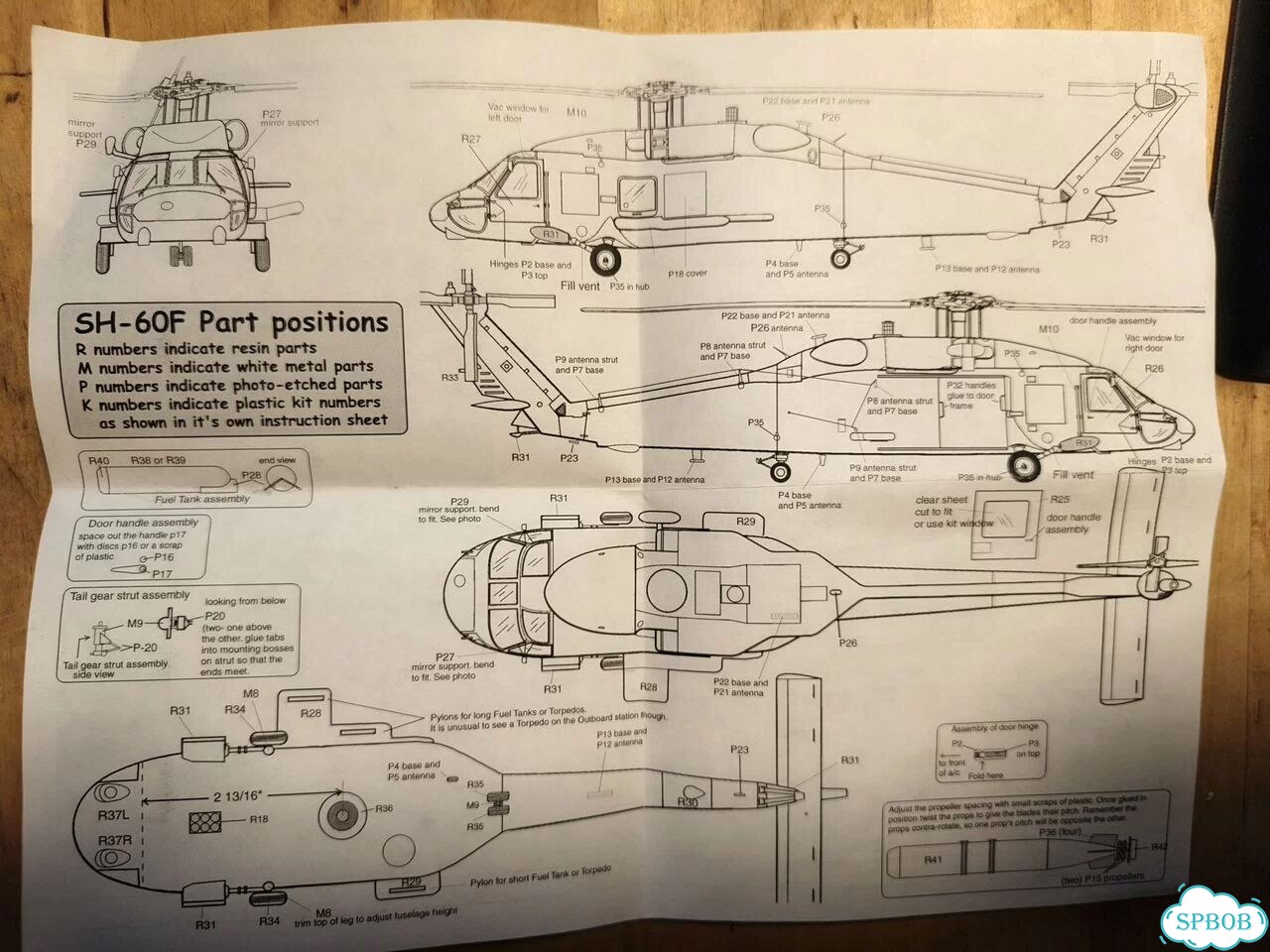 Дополнение 1/48 SH-60F Ocean Hawk Cobra Company фото 5