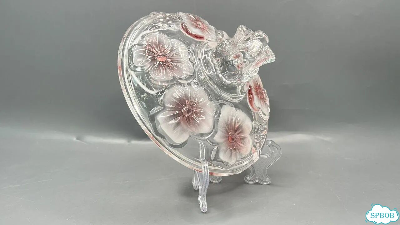 Конфетница Watlher Glass Цветное стекло Германия фото 3