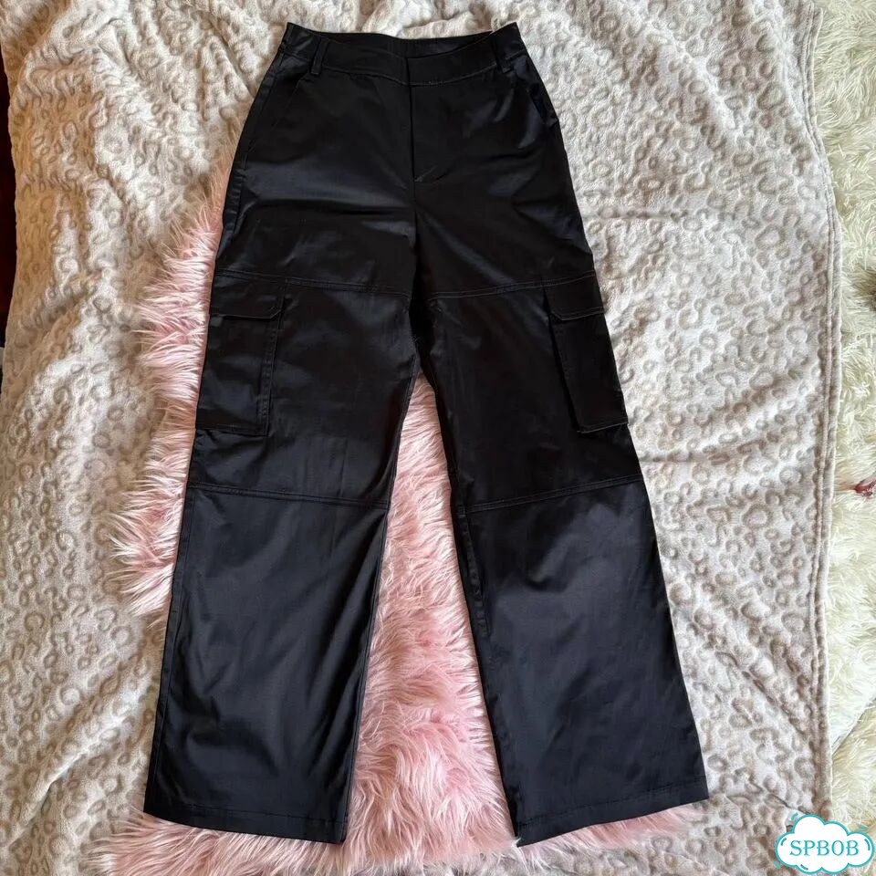 Атласные брюки карго juicy couture type фото 1