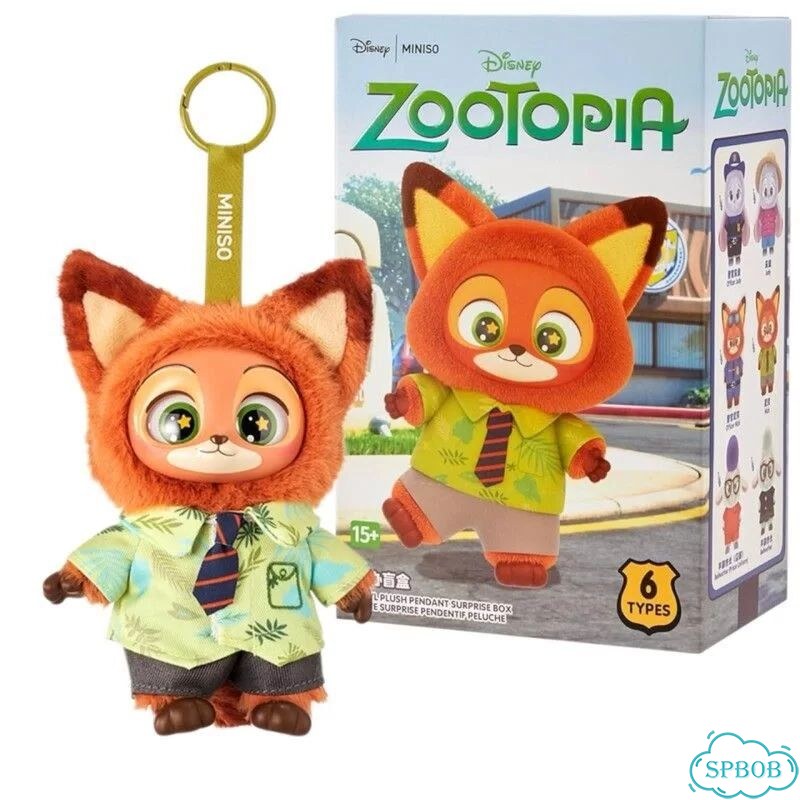 Брелок miniso zootopia, секретный бокс оригинал фото 1
