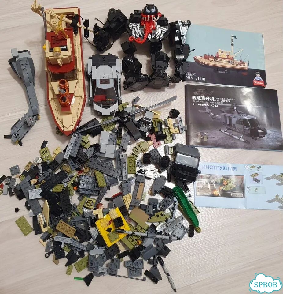 Россыпь, фигурки, детали конструктора аналог Lego фото 6