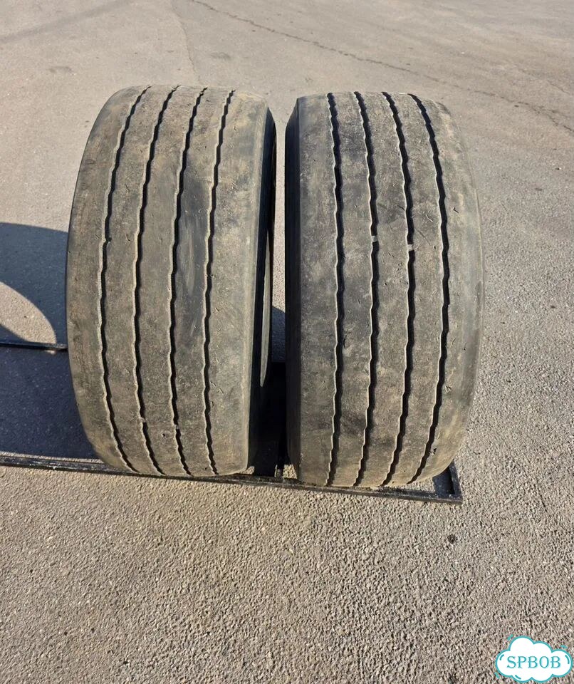 Шины бу 385 55 22.5 hankook SMART TH31 160k прицеп фото 2