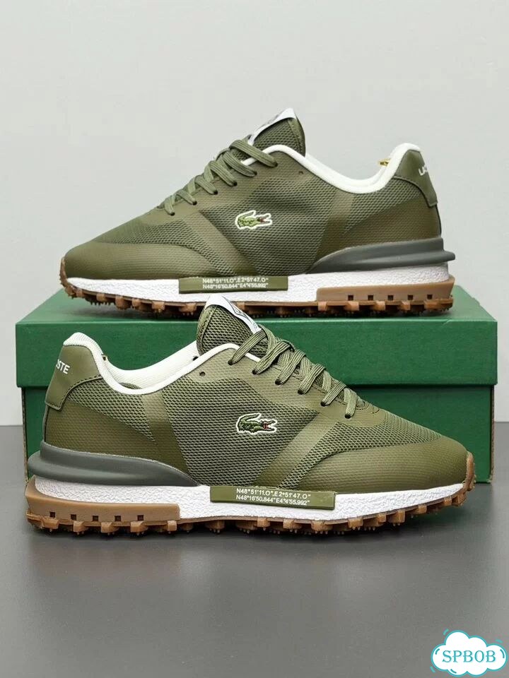 Кроссовки мужские Lacoste зеленые фото 2