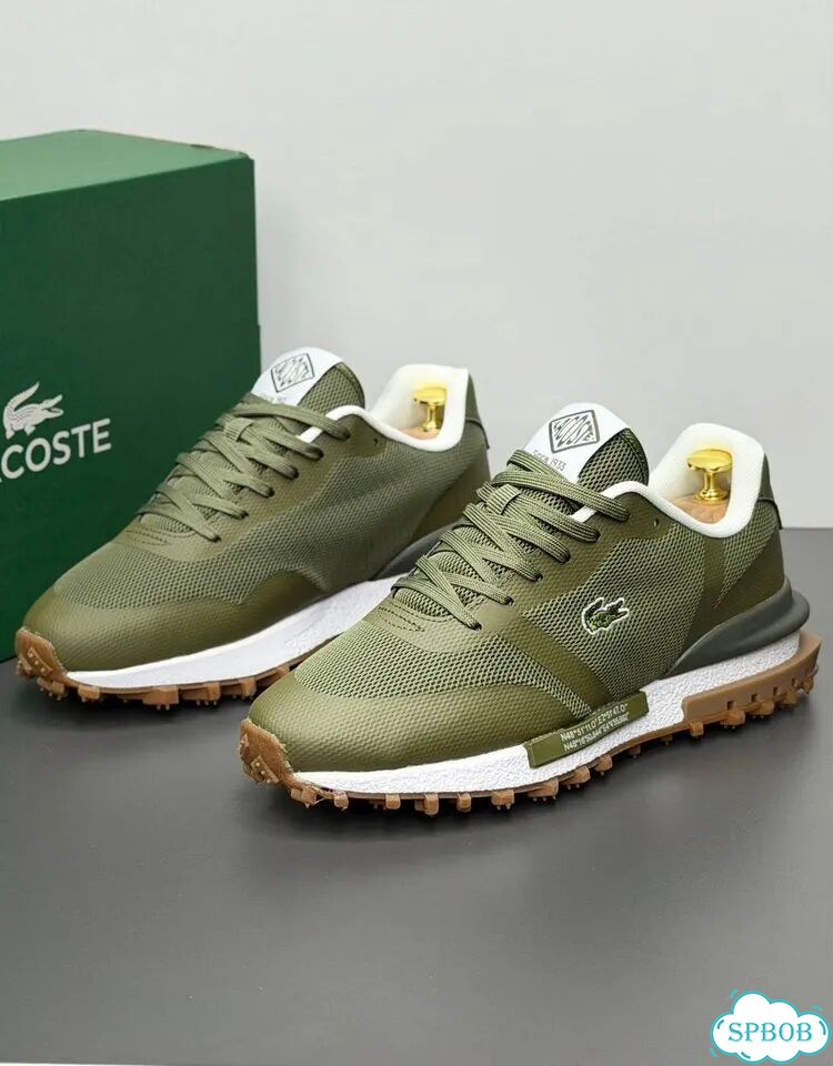 Кроссовки мужские Lacoste зеленые фото 3