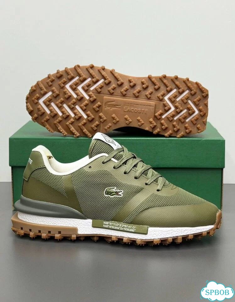 Кроссовки мужские Lacoste зеленые фото 5