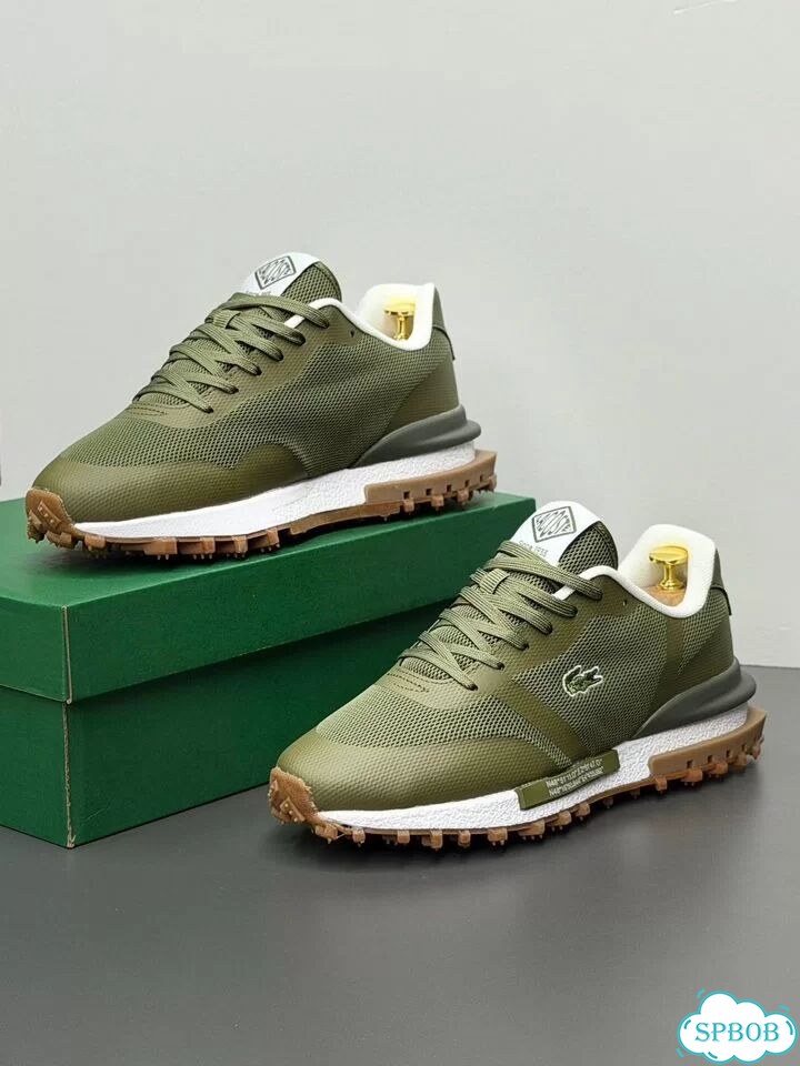 Кроссовки мужские Lacoste зеленые фото 6